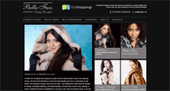 Desktop Screenshot of bellafurs.com